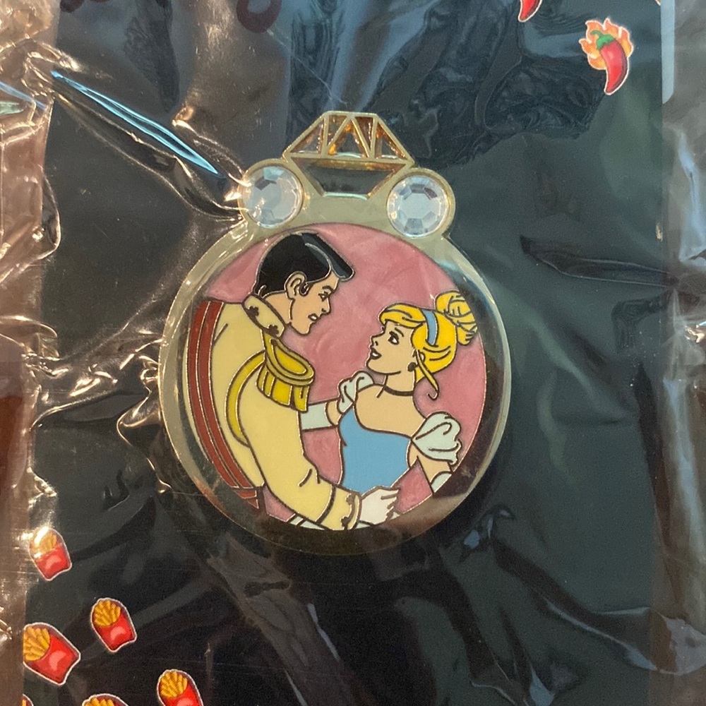 Cinderella couples reveal ring pin LIMITED RELEASE